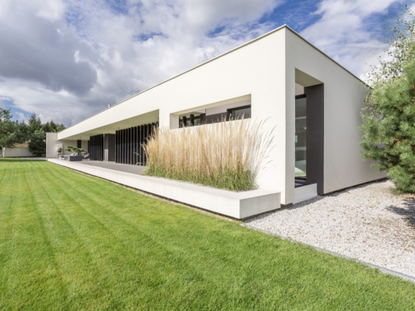 modern geometric villa